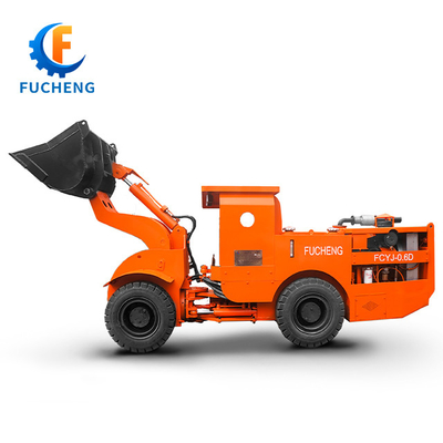 FUCHENG 0.6 m3 /0.75 yd3 Articulated LHD Diesel Underground Mining Loader for Mining