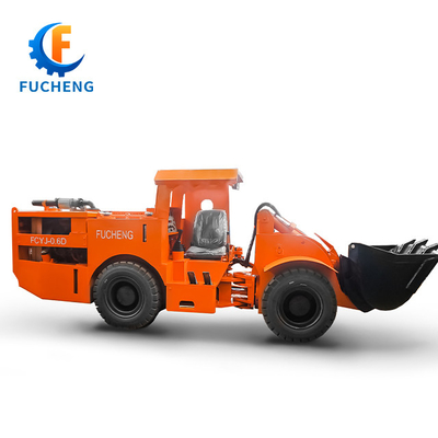FUCHENG 0.6 m3 /0.75 yd3 Articulated LHD Diesel Underground Mining Loader for Mining