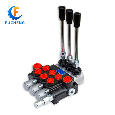 40lpm 6 Banks Joystick Hydraulic Monoblock Control Valves for Front Loader and Tractor Fucheng