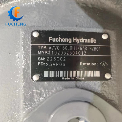 180cm3 Displacement Rexroth Hydraulic Rotary Motor A7VO55DR/63R-VZB01 with Consumption