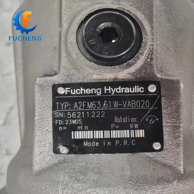 3000 RPM Standard Displacement Rexroth A2FM80/61W-VAB-020 Hydraulic Motor for Fucheng