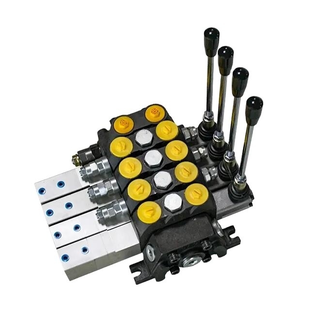 Hand Control Hydraulic Directional Control Valve DCV100/2-S 75.9 Pressure 100LPM Flow