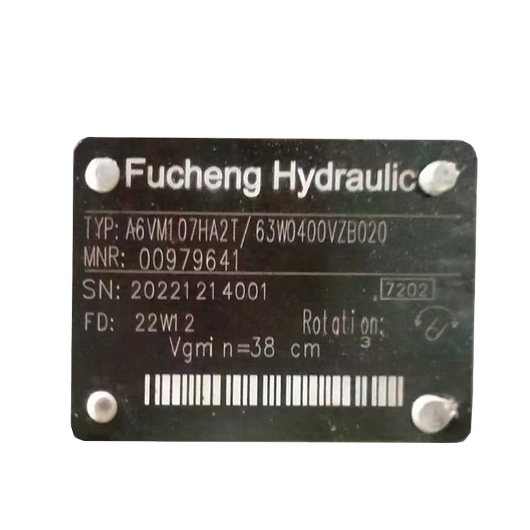 Standard for High Pressure Fucheng A6VM80 Rexroth A6VM Series Hydraulic Piston Motor